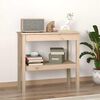 vidaXL Mesa consola 80x40x75 cm madeira de pinho maci&ccedil;a