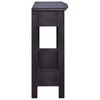 vidaXL Mesa consola 120x30x75cm mogno maci&ccedil;o castanho caf&eacute; preto-claro