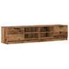 vidaXL M&oacute;veis TV 2 pe&ccedil;as madeira velha 80x35x36,5cm madeira trabalhada