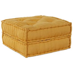 vidaXL Unidade de sof&aacute; modular 70x70x36 cm tecido amarelo