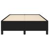 vidaXL Estrutura de cama sem colch&atilde;o preto 120x190 cm tecido