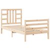 vidaXL Cama sem colch&atilde;o 90x200 cm madeira de pinho maci&ccedil;a
