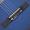 vidaXL 12 pcs conjunto de guitarra clássica com 6 cordas 38" azul