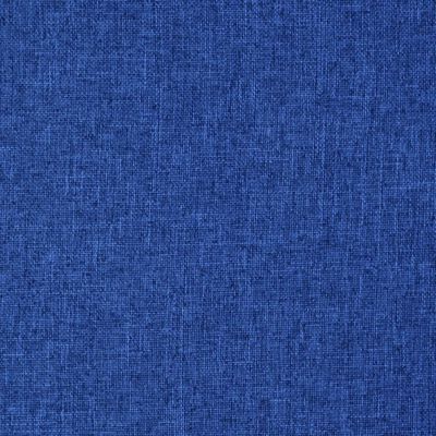 vidaXL Cadeira de chão dobrável c/ função de cama tecido azul