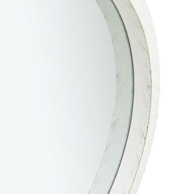 vidaXL Espelho de parede com alça 60 cm branco