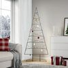 vidaXL &Aacute;rvore de Natal para decora&ccedil;&atilde;o 180 cm metal preto