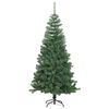 vidaXL Árvore de Natal com 300 LEDs com suporte Verde 240 cm PVC