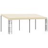 vidaXL Gazebo de parede 6x3x2,5 m creme