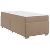 vidaXL Estrutura da Cama Cappuccino 90 x 200 cm PVC