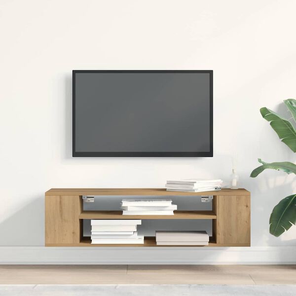 vidaXL Gabinete para TV artisian oak 100 x 30 x 26,5 cm