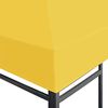 vidaXL Cobertura de gazebo 270 g/m² 4x3 m amarelo