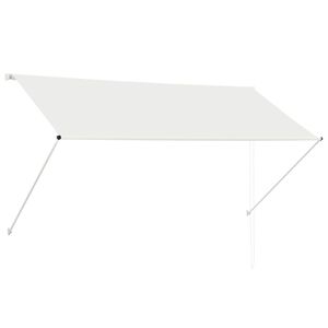vidaXL Toldo retr&aacute;til 250x150 cm creme