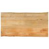 vidaXL Tampo de mesa c/ borda viva 110x60x2,5 cm mangueira maci&ccedil;a