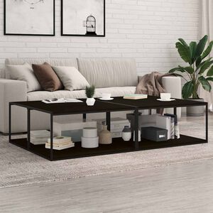 vidaXL Prateleiras para estante 8 pcs 80x50x1,5cm contraplacado preto