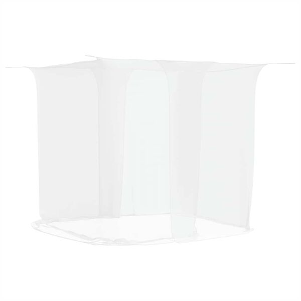 vidaXL Rede mosquiteira suspensa malha branco 220x150x180 cm