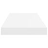 vidaXL Prateleiras de parede suspensas 2 pcs 60x23,5x3,8cm MDF branco