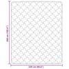 vidaXL Duvet de Ano Inteiro Colchonete Antracite 220 x 260 cm
