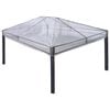 vidaXL Substitui&ccedil;&atilde;o de Capa de Gazebo 400 x 300 x 32 cm Transparente