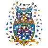 UNIDRAGON Puzzle de madeira 650 pcs Charming Owl Royal Size 35x60 cm