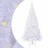 vidaXL &Aacute;rvore de Natal Artificial com 300 LEDs Branco 210 cm PVC e A&ccedil;o
