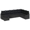 vidaXL Conjunto de Sof&aacute; de Jardim 8 unid. vime PE