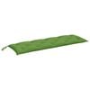 vidaXL Almofad&atilde;o p/ banco de jardim 150x50x7 cm mesclado tecido verde