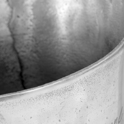 vidaXL Frapê para champanhe em alumínio maciço 39x29x71 cm prateado