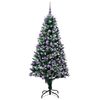 vidaXL &Aacute;rvore de Natal Artificial Verde 180 cm PVC, A&ccedil;o e Pl&aacute;stico