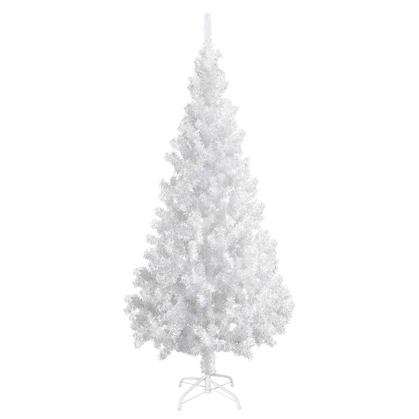 vidaXL &Aacute;rvore Natal artificial pr&eacute;-iluminada c/ bolas PVC branco