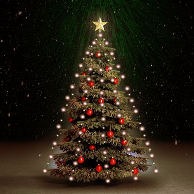 vidaXL Cordão de luzes para árvore de Natal 210 LED 210 cm