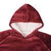 vidaXL Sweatshirt manta Vermelho Bordeaux xl Fleece e Flanela