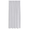 vidaXL Cortina de Voile 2 pcs Cinzento-claro 175 x 140 cm Poliéster