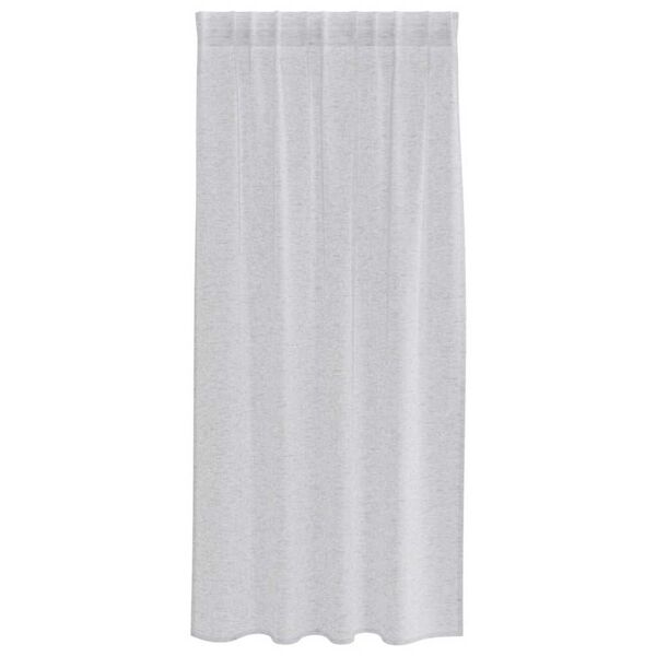 vidaXL Cortina de Voile 2 pcs Cinzento-claro 175 x 140 cm Poliéster