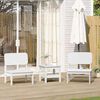 vidaXL Cadeiras de jardim 2 pcs 60x52,5x72 cm pinho maci&ccedil;o branco