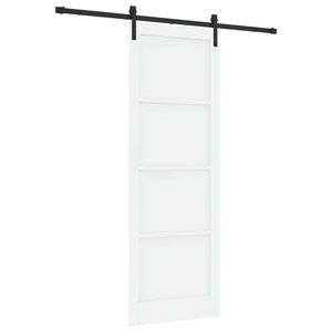 vidaXL Porta Deslizante 83 x 232 cm Madeira de Pinho Maci&ccedil;a
