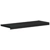 vidaXL Soleira de Janela Preto com veios de madeira 100 x 35 x 4,5 cm