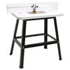 vidaXL Mesa de fresagem a&ccedil;o e MDF 81x61x88 cm
