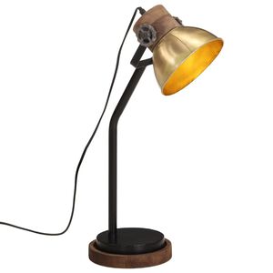 vidaXL Candeeiro de secret&aacute;ria 25 W 18x18x60 cm E27 bronze antigo