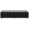 vidaXL Estrutura de cama sem colch&atilde;o 100x200 cm tecido preto