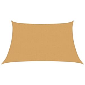 vidaXL Para-sol estilo vela trap&eacute;zio 160 g/m&sup2; 3/4x2 m PEAD cinza-claro