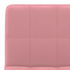 vidaXL Bancos de bar 2 pcs veludo rosa