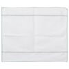 vidaXL Panos de Limpeza 5 pcs 50x60 cm branco com riscas verdes