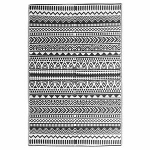 vidaXL Tapete de exterior 160x230 cm ARAKIL PP preto