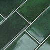 vidaXL Azulejo Subterr&acirc;neo 50 pcs Verde Escuro 29 x 21 cm