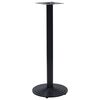 vidaXL Perna para mesa de bistr&ocirc; &Oslash;43x107 cm ferro fundido preto