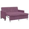 vidaXL Sof&aacute;-Cama Roxo Tecido