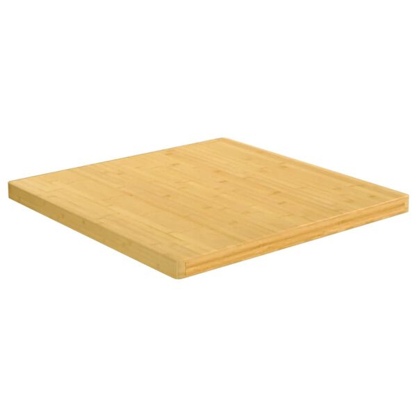 vidaXL Tampo de mesa 90x90x4 cm bambu