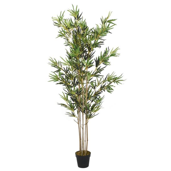 vidaXL &Aacute;rvore de bambu artificial 1380 folhas 200 cm verde