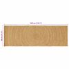 vidaXL Tapetes de &aacute;rea Retangular Castanho 80 x 300 cm Juta
