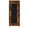 vidaXL Arm&aacute;rio alto 34,5x34x180cm madeira processada carvalho fumado